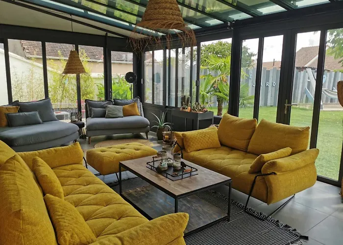 Dans Avec Piscine 게스트하우스 Roeze-sur-Sarthe