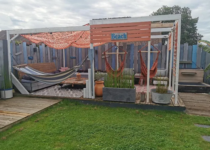 Dans Avec Piscine 게스트하우스 Roeze-sur-Sarthe